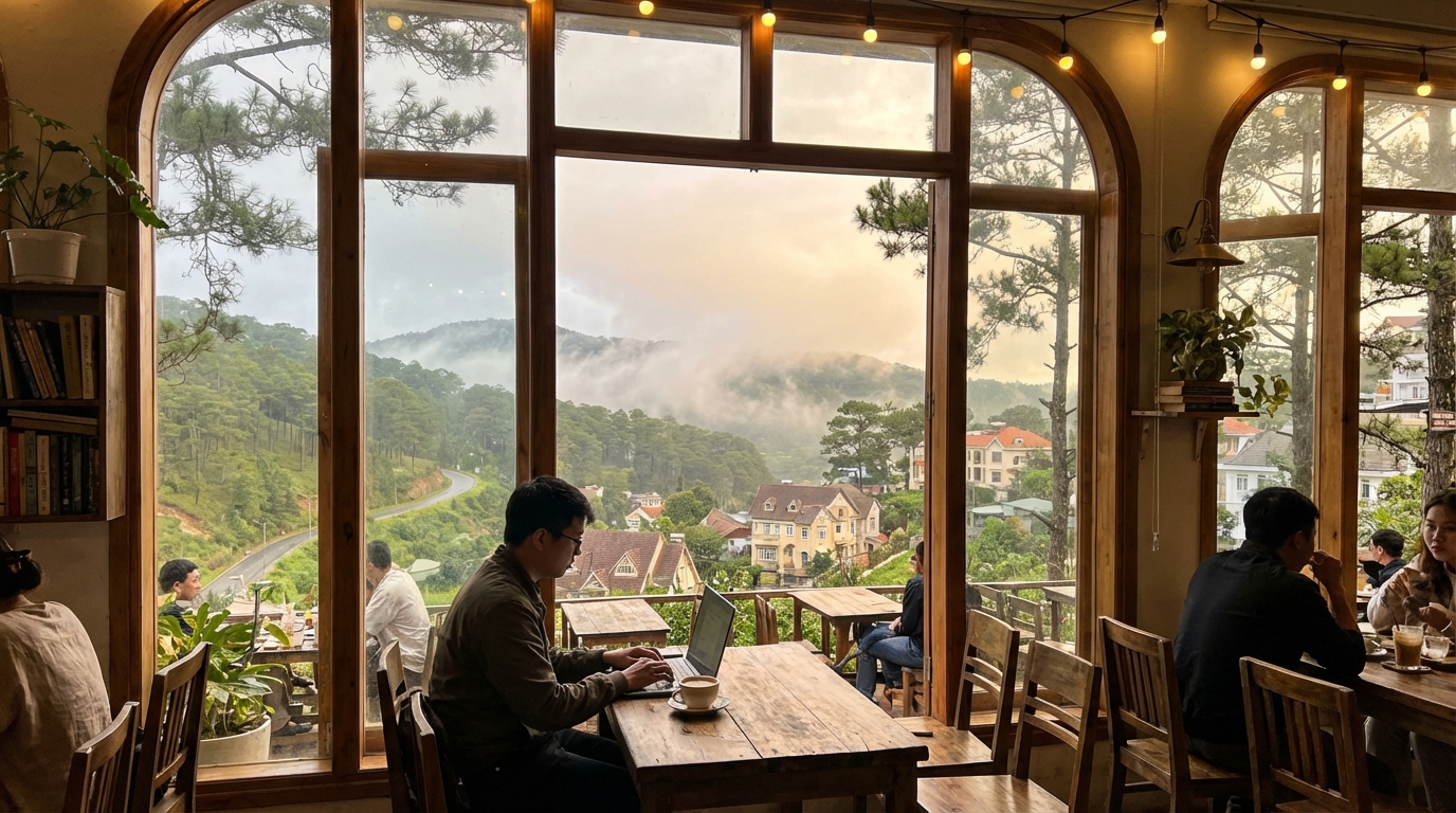 Why Đà Lạt is Perfect for Remote Work - Best Cafes for Remote Work & Coworking in Đà Lạt (2026 Digital Nomad Guide)