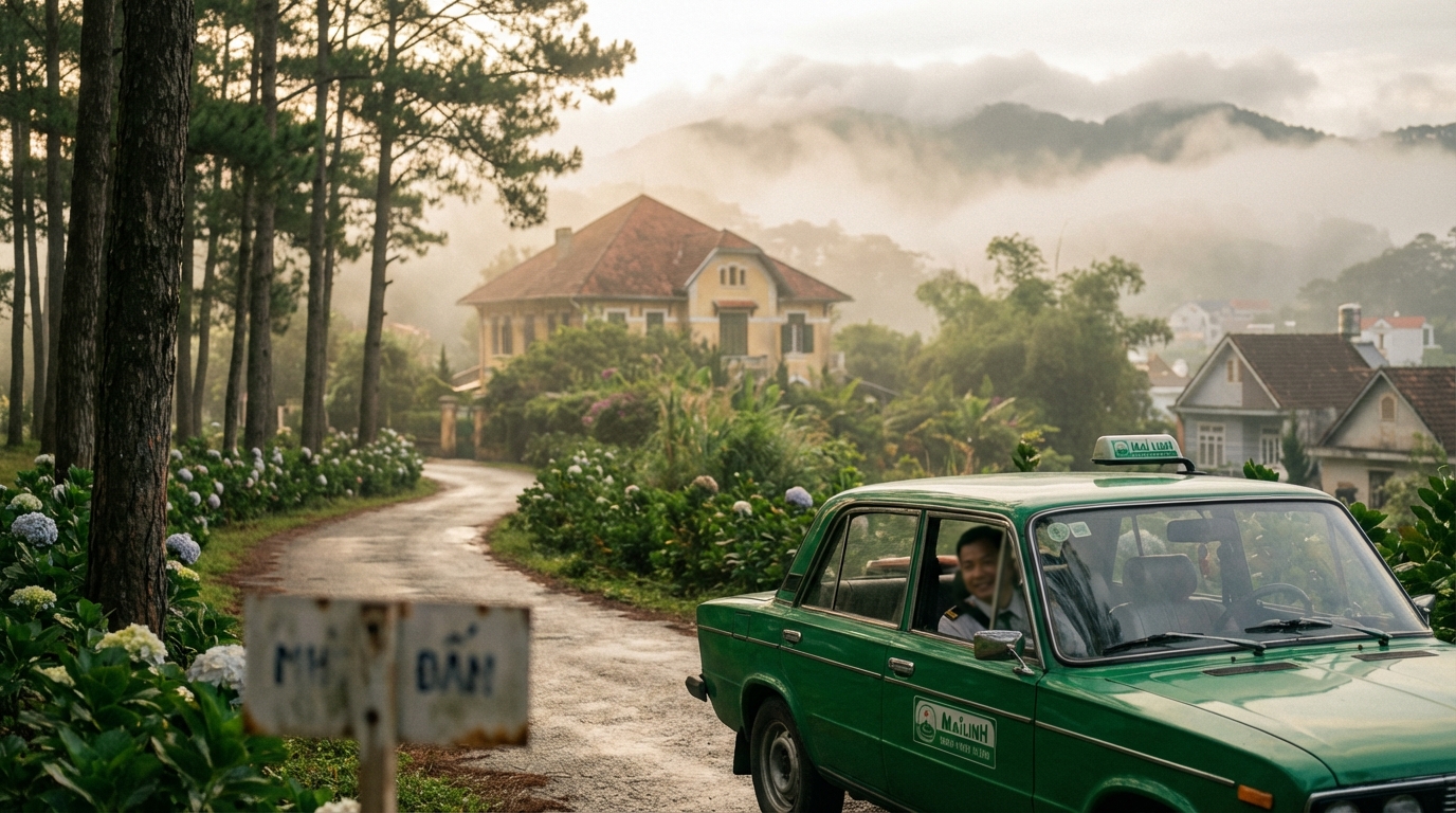 Taxis: Old School but Reliable - Getting Around Đà Lạt
