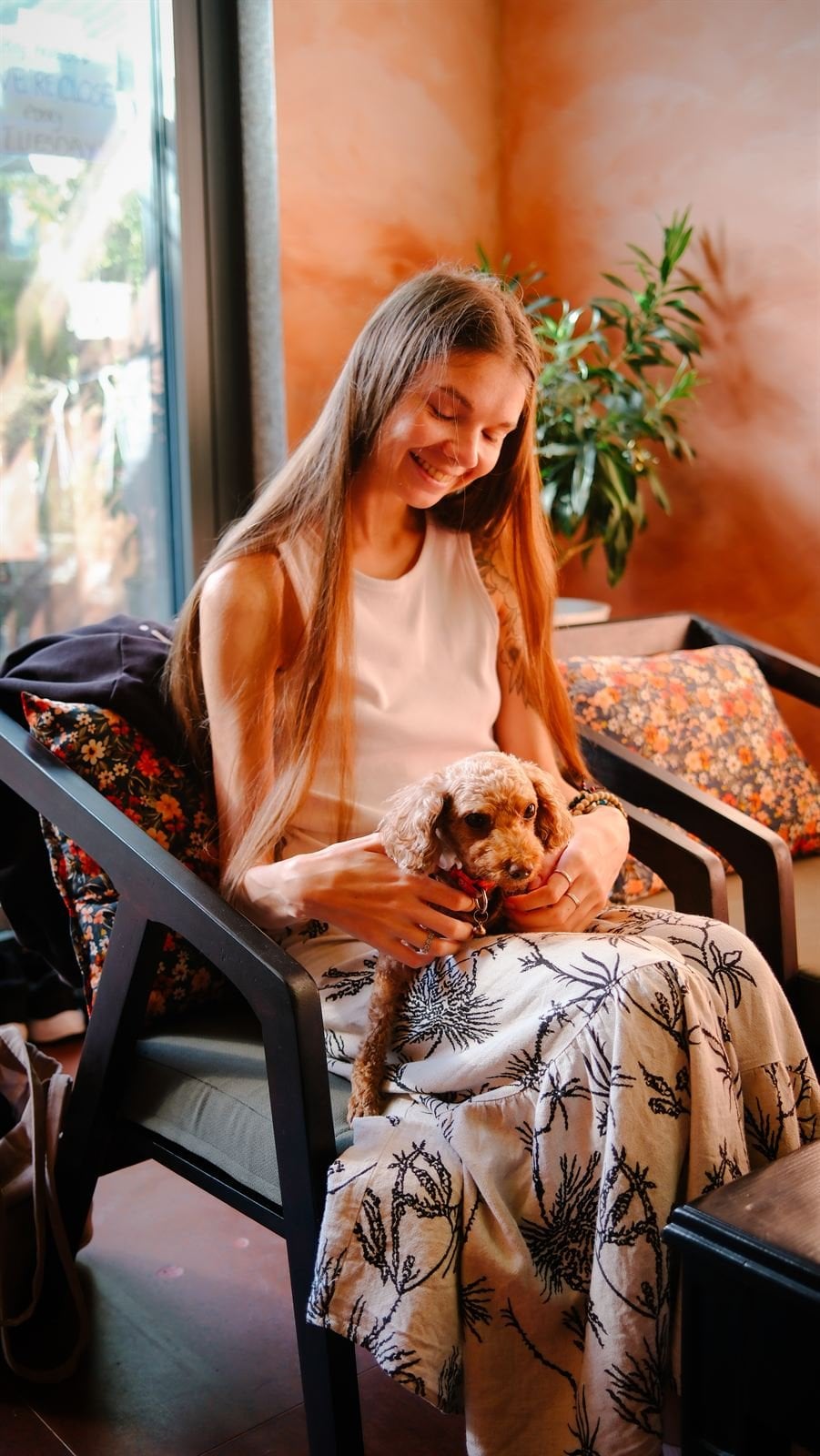 Guest with poodle window – Socialhouse Dalat